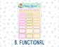 Kit 0223 - 1.5" Wide Column - Weekly Kit - June - Route 66  - For Vertical & Hourly Planners