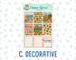 Kit 0239 - 1.5" Wide Column - Weekly Kit - October - October Stroll  - For Vertical & Hourly Planners
