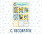 Kit 0219- 1.5" - Bee's Business - May - Weekly Kit For Vertical and Hourly Planners