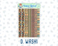 Kit 0302 - 1.5" Wide Column - Weekly Kit - November - Thankful Season  - For Vertical & Hourly Planners