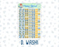 Kit 0219- 1.5" - Bee's Business - May - Weekly Kit For Vertical and Hourly Planners