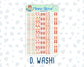 Kit 0235 - 1.5" Wide Column - Weekly Kit - September - Apple Orchard  - For Vertical & Hourly Planners