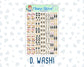 Kit 0272 - 1.5" Wide Column - Weekly Kit - May - Graduation  - For Vertical & Hourly Planners