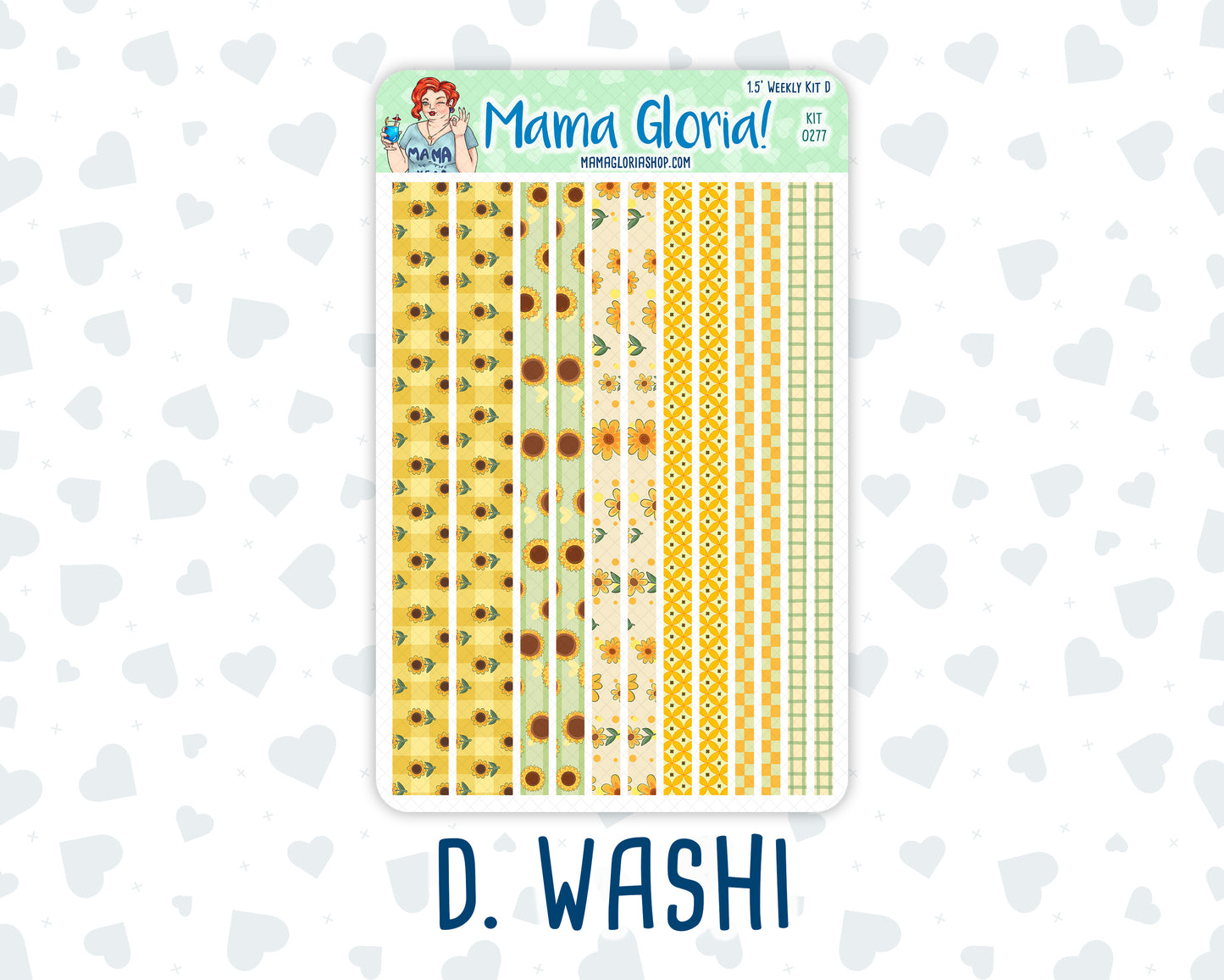 Kit 0277 - 1.5" Wide Column - Weekly Kit - August - Sunflower Drama Club  - For Vertical & Hourly Planners