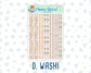 Kit 0301 - 1.5" Wide Column - Weekly Kit - November - Sunday Comfort  - For Vertical & Hourly Planners