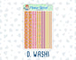 Kit 0223 - 1.5" Wide Column - Weekly Kit - June - Route 66  - For Vertical & Hourly Planners