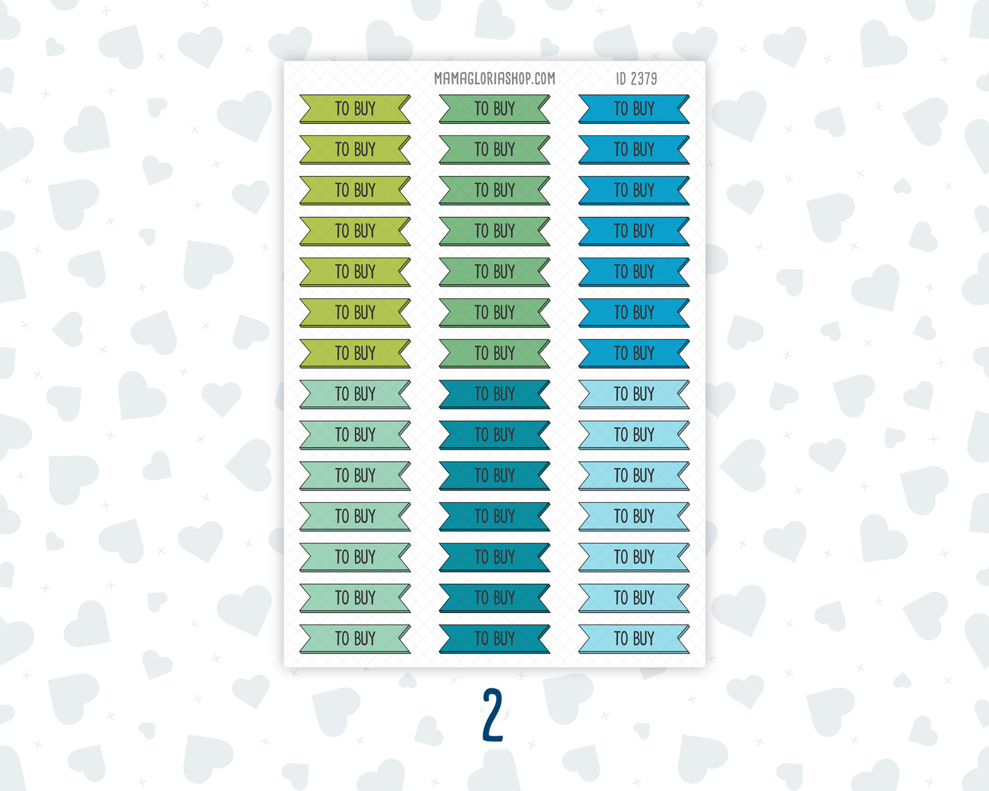 To Buy - Banner Label Stickers - Functional - For Planners –  Color Pop