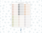 Quarter Size Appointment Labels – Wild Sage & Muted Slate