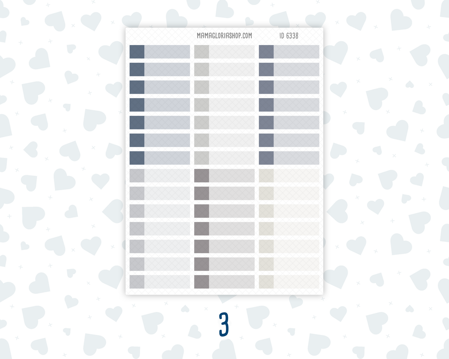 Quarter Size Appointment Labels – Wild Sage & Muted Slate