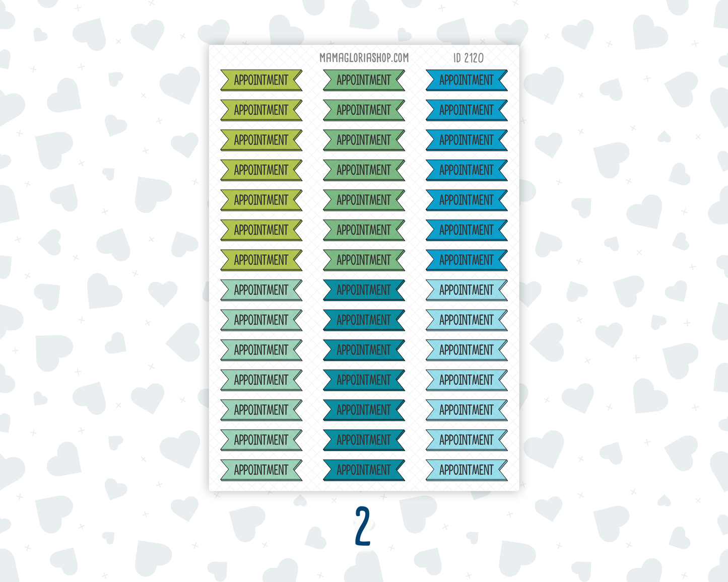 Appointment - Banner Label Stickers - Functional - For Planners –  Color Pop