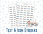 Work Mode On - Text Sticker With Icon