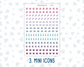 Fitness Planner Sticker Bundle
