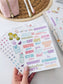 Fitness Planner Sticker Bundle