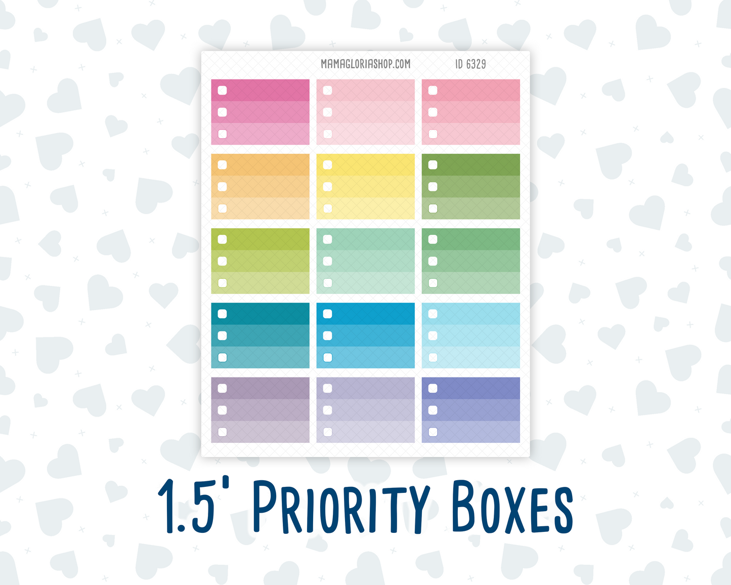 Half Size Priority Boxes – Color Pop