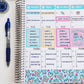 Kit 0154 -7x9 - Unicorn Magic - March - Spring- Weekly Kit For Vertical And Hourly EC Planners