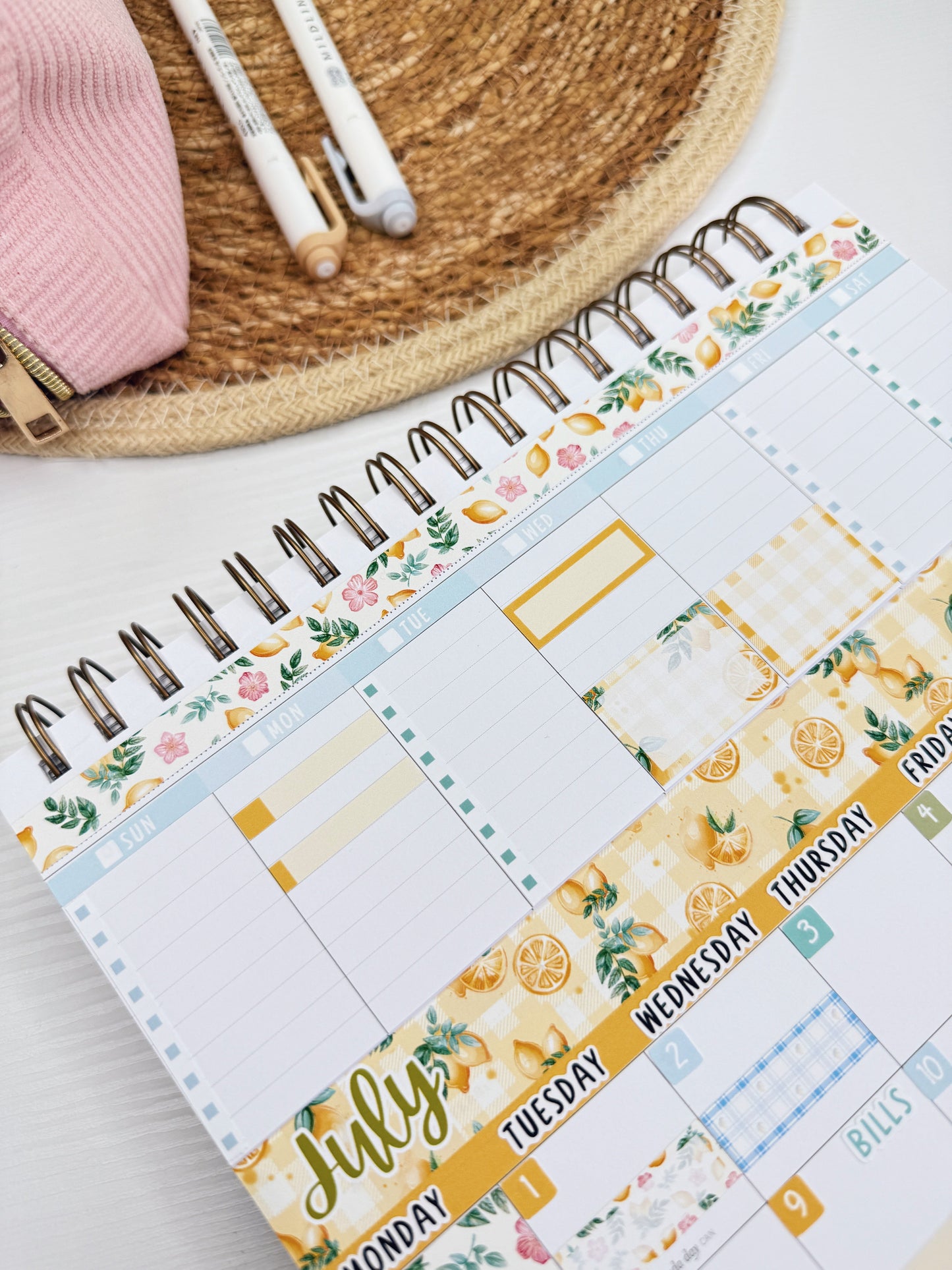 Kit 0253 - Laurel Denise The Jo Planner - Weekly Kit - February - Rosy Daydreams