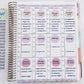 Functional Sticker Pack - Wildflowers Colors - Checkboxes - Dots - Circles 2024