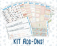 Kit 0261 - Add Ons - April - Llama Spring - Planner Stickers