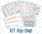 Kit 0266 - Add Ons - May - Froggy Lake Picnic - Planner Stickers