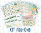 Kit 0226 - Add Ons - July - Tropical Whimsy - Planner Stickers