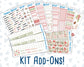 Kit 0308 - Add Ons - December - Knit & Holly - Planner Stickers