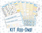 Kit 0265 - Add Ons - May - Honeybee Sky - Planner Stickers