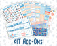 Kit 0268 - Add Ons - June - Sea Sweeties - Planner Stickers