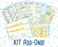 Kit 0227 - Add Ons - July - Lemon Grove - Planner Stickers