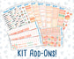 Kit 0278 - Add Ons - August - Oops, All Peaches - Planner Stickers