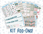 Kit 0275 - Add Ons - July - Tropical Safari Blush - Planner Stickers