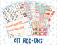 Kit 0271 - Add Ons - June - Strawberry Shore - Planner Stickers