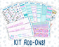 Kit 0230 - Add Ons - August - School Daze - Planner Stickers