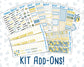 Kit 0274 - Add Ons - July - Sunny Lemon Shore - Planner Stickers
