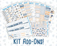 Kit 0299 - Add Ons - October - Book Nook - Planner Stickers