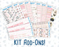 Kit 0297 - Add Ons - October - Pink Spell - Planner Stickers