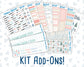 Kit 0251 - Add Ons - January - Pine & Paws - Planner Stickers