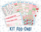 Kit 0276 - Add Ons - July - Melon Crush - Planner Stickers