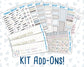 Kit 0250 - Add Ons - Quiet January - Planner Stickers