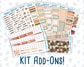 Kit 0298 - Add Ons - October - Velvet Bloom - Planner Stickers
