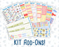 Kit 0269 - Add Ons - June - Dolce Mare - Planner Stickers
