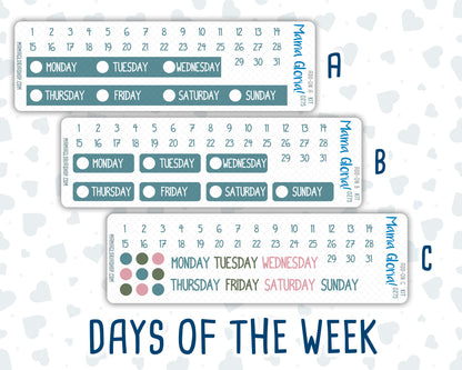 Kit 0275 - Add Ons - July - Tropical Safari Blush - Planner Stickers