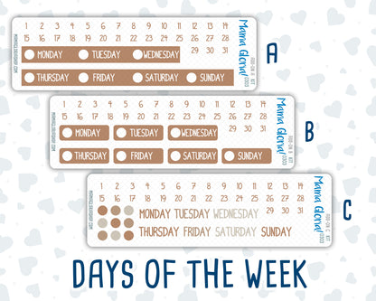 Kit 0303 - Add Ons - November - Into The Woods - Planner Stickers