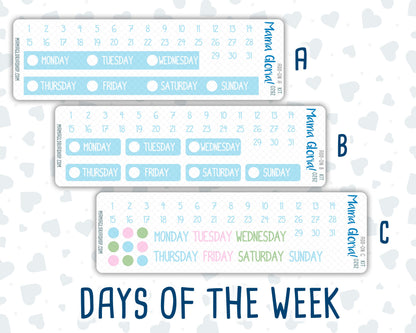 Kit 0262 - Add Ons - April - Spring Puffs - Planner Stickers