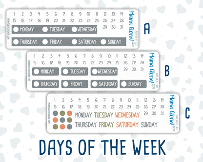 Kit 0238 - Add Ons - October - Starry Autumn Nights - Planner Stickers