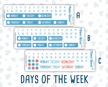 Kit 0268 - Add Ons - June - Sea Sweeties - Planner Stickers