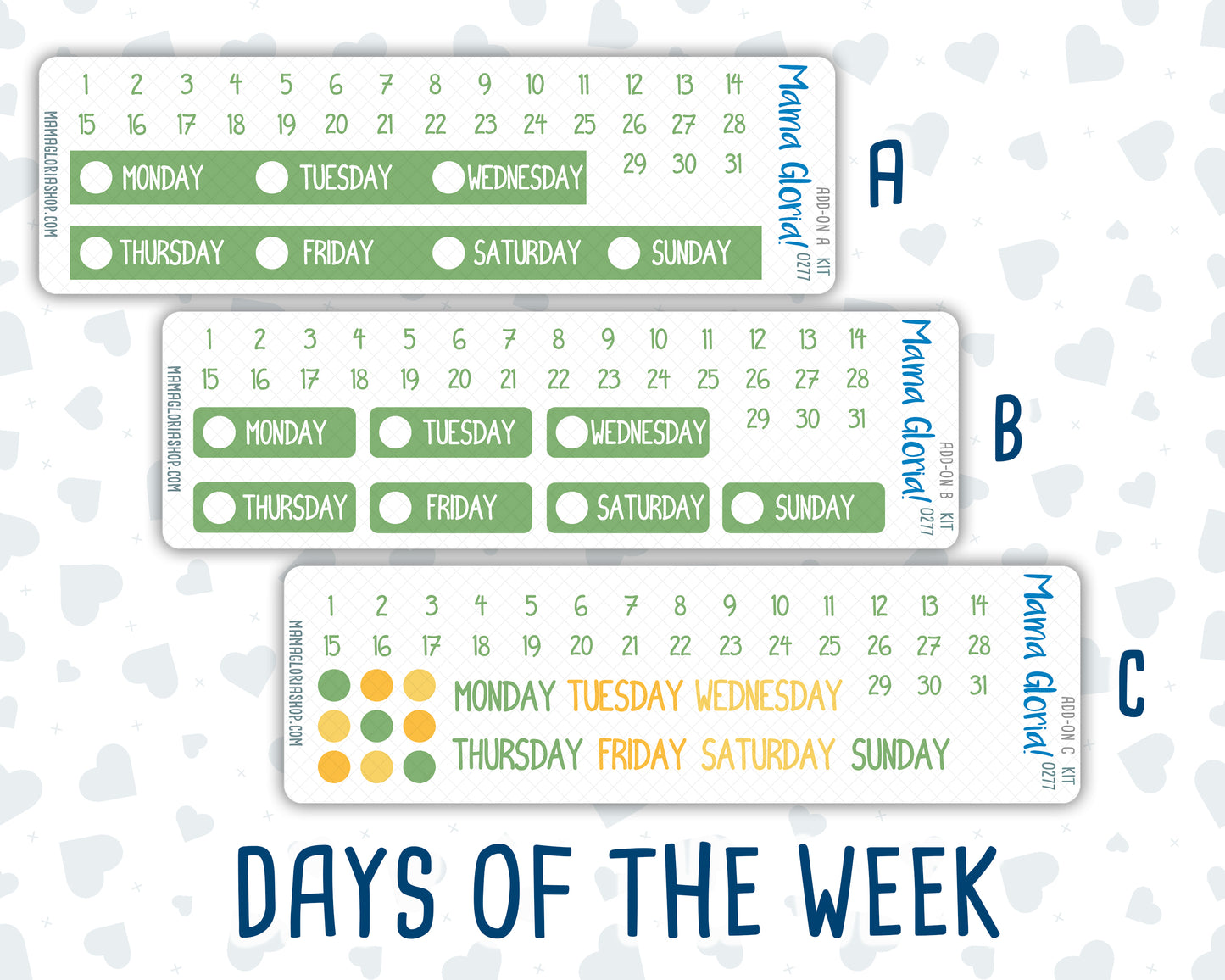 Kit 0277 - Add Ons - August - Sunflower Drama Club - Planner Stickers