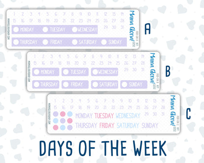 Kit 0252 - Add Ons - February - Tokyo Candy Cloud - Planner Stickers
