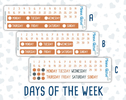 Kit 0237 - Add Ons - October - Forest Folk - Planner Stickers