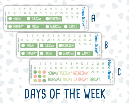 Kit 0256 - Add Ons - March - Froggy Luck - Planner Stickers