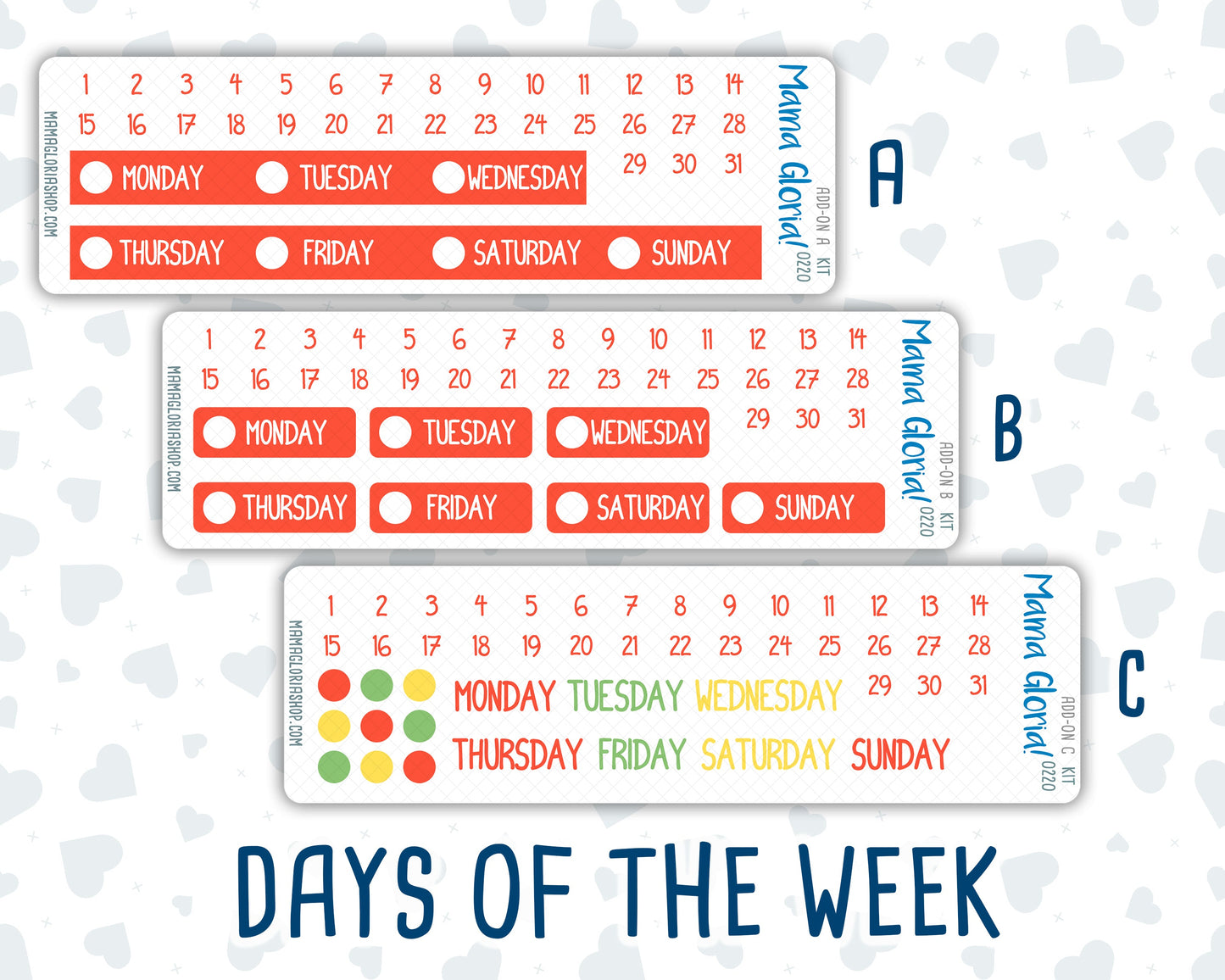 Kit 0220 - Add Ons - June - June Berries - Planner Stickers